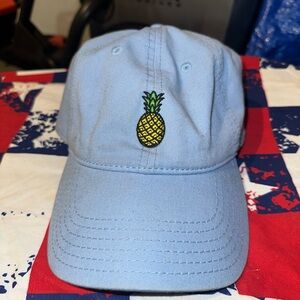 Pineapple strapback hat